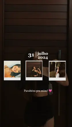 Parabéns pra mim