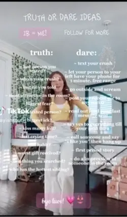 truth or dare ideas