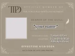 TPD Certificate