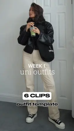 week 1 uni outfits