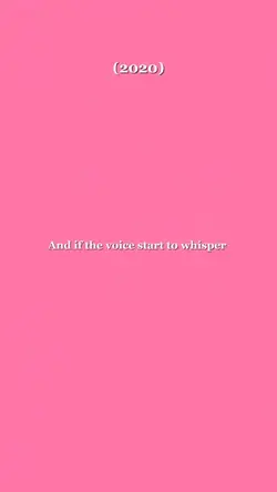and if the voice 