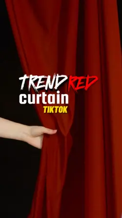 Trend Red curtain