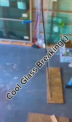 Glass breaking asmr
