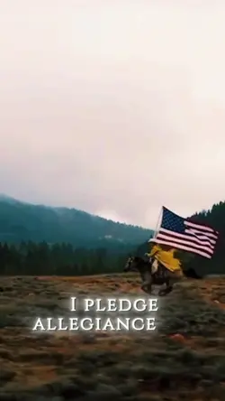 I pledge allegiance