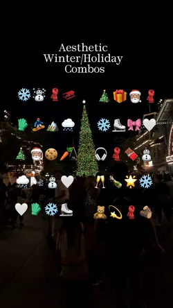 Winter emoji Combos