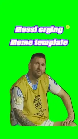 Messi crying meme