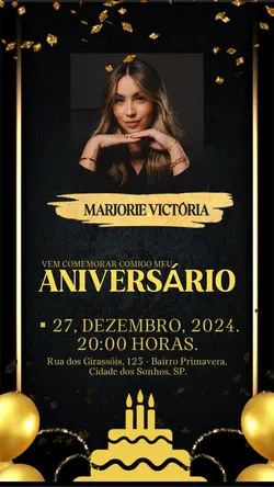 CONVITE ANIVERSÁRIO 