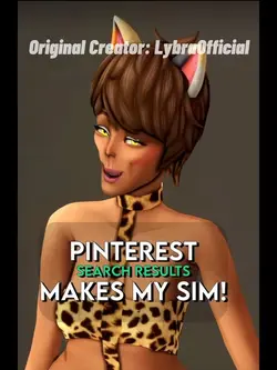 Pintrest make my sim