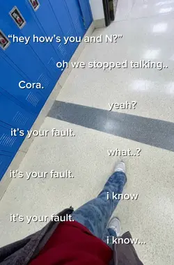 it’s my fault