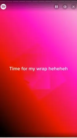 Spotify wrap!