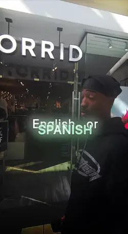 English or Spanis