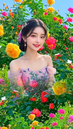 Amid the flowers
