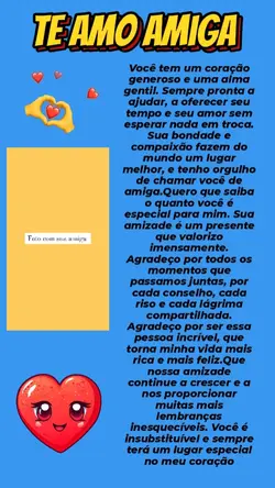 carta para amiga