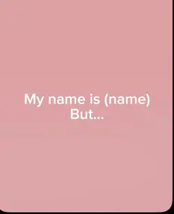 That’s not my name 
