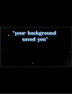 your bg saved you