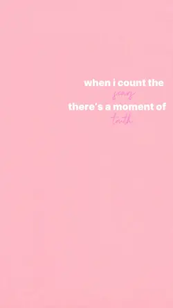 when i count the
