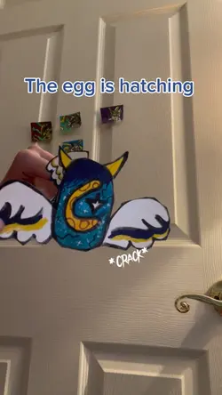 The egg is hatching!