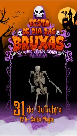 Convite - Halloween 
