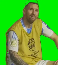 messi llorando