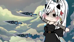 The demon battle 