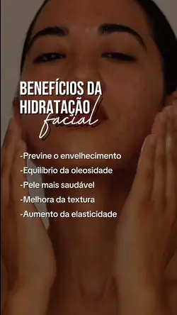 Hidratação facial 
