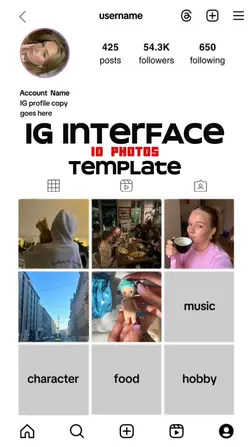 IG interface🖇️🔥