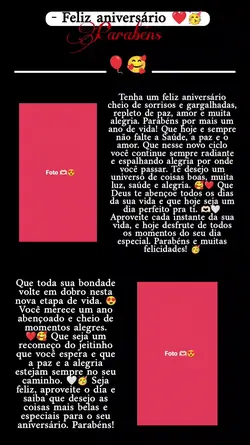 Feliz aniversário 