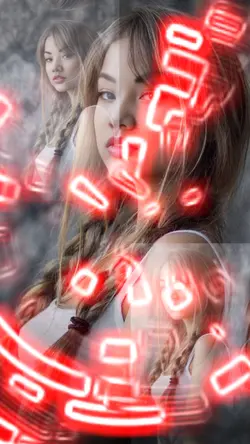 Red Shapes overlay