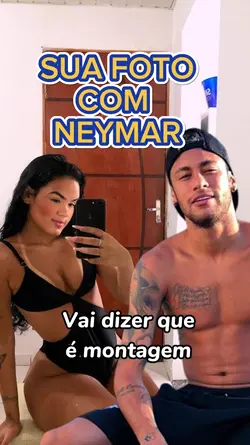 Sua foto com neymar