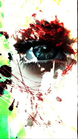 Neon Paint Splatter 