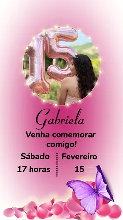 Convite aniversário 