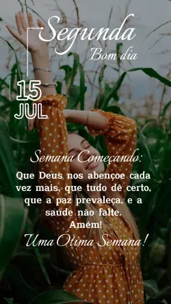 segunda 15 de julho 