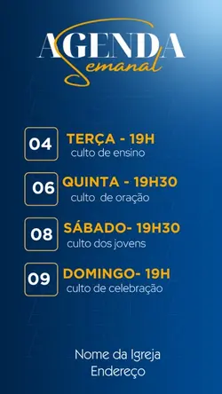 Agenda semanal