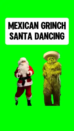 GRINCH SANTA DANCING