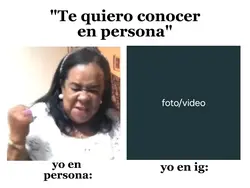 en persona/ en ig