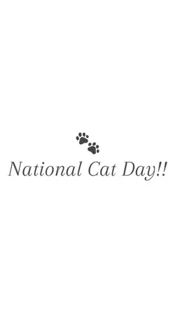 National cat day!