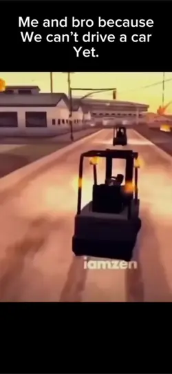 Forklift meme.