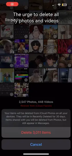 Delete everything 
