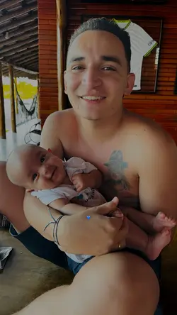 eu chorava de feliz.