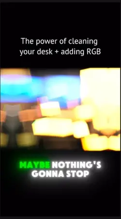 Rate my setup