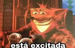 está excitada 