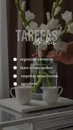 Tarefas do dia 