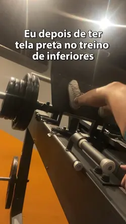 Tela preta treino😱