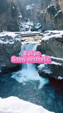 Snow aesthetic 