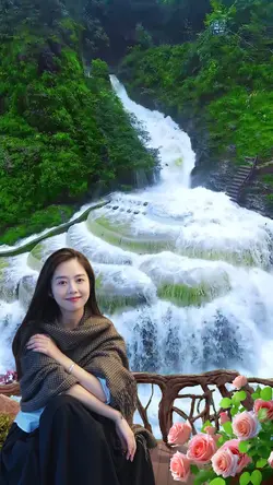 Mountain waterfall
