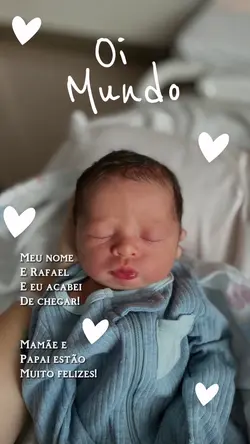 Meu bebê chegou 🍃