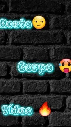 ROSTO/CORPO/VÍDEO 