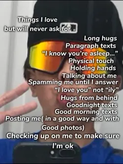Message to my gf