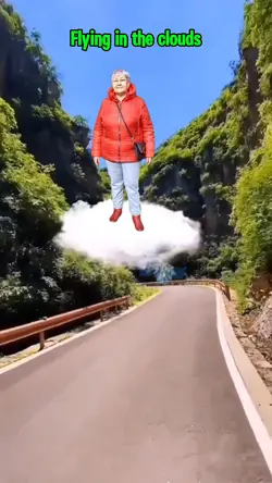 Flying in the clouds