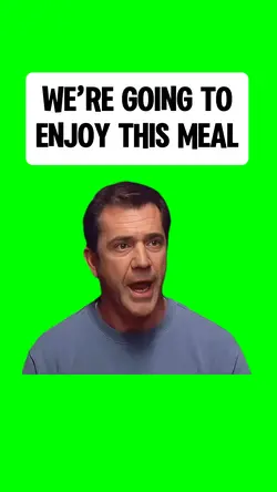 ENJOY THIS MEAL